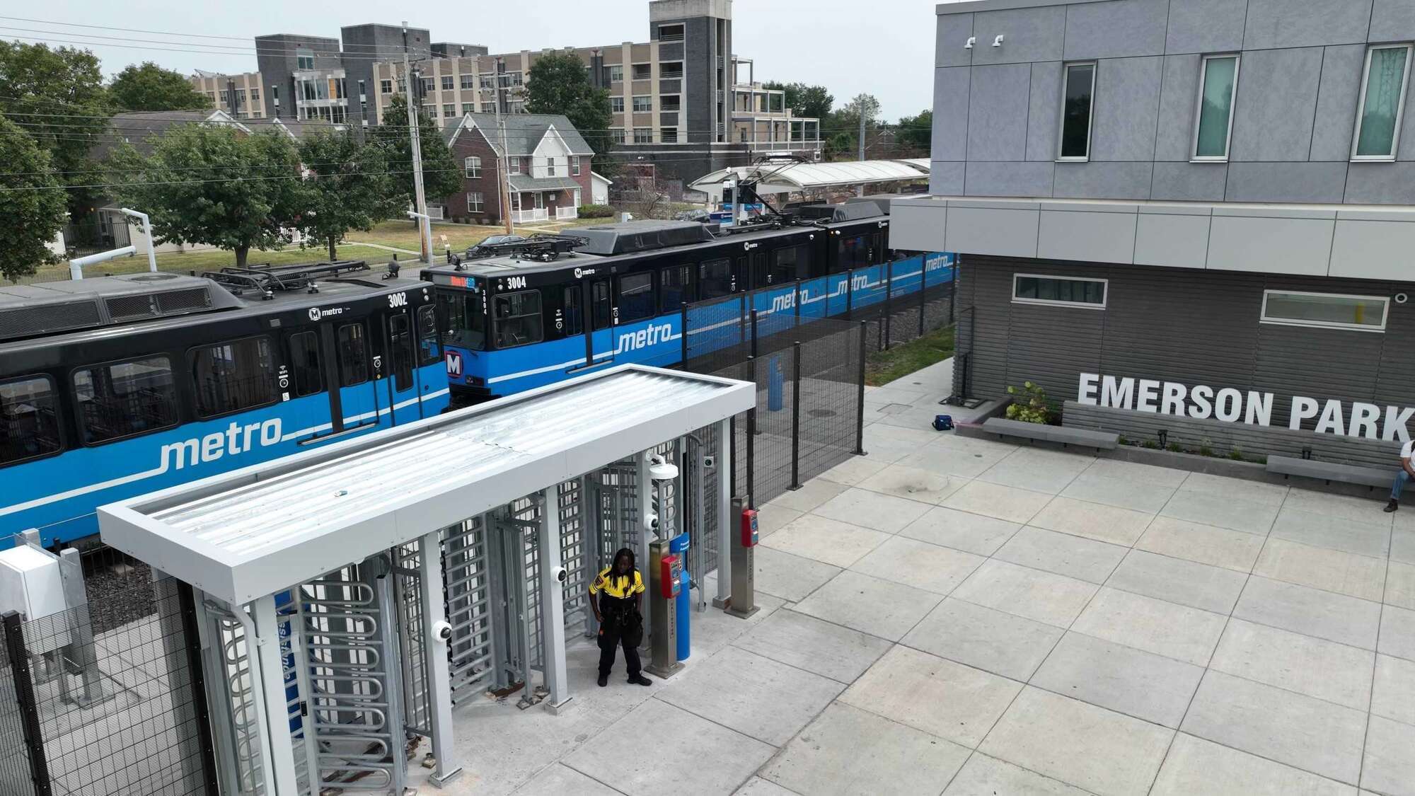 SPP gates installed at Emerson Park station